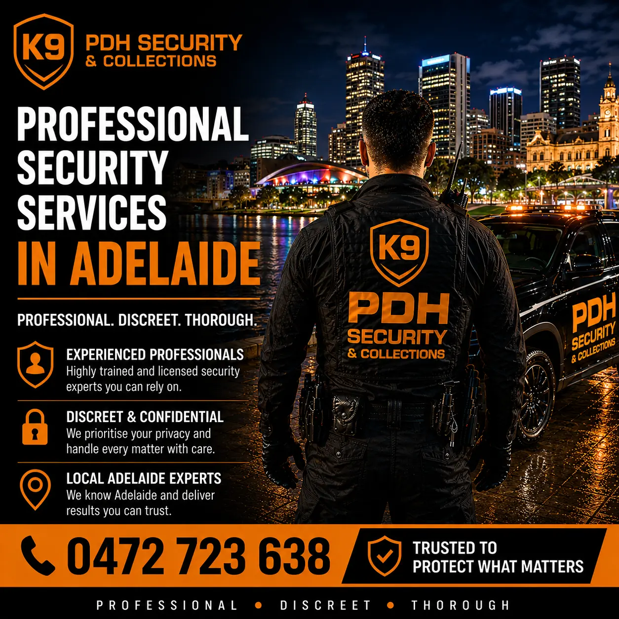 Adelaide professional security services — PDH Security & Collections